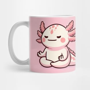 earnest meditating axolotl Mug